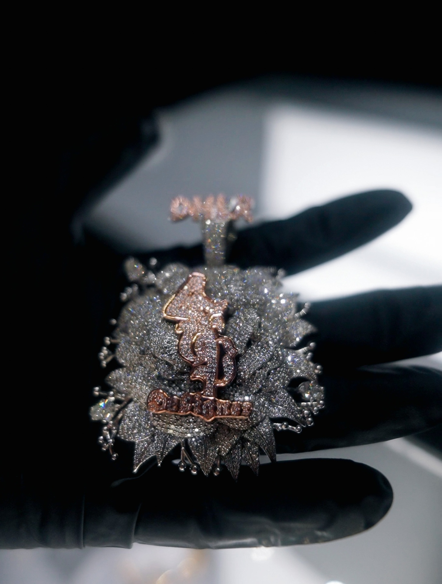 Commission a custom diamond pendant