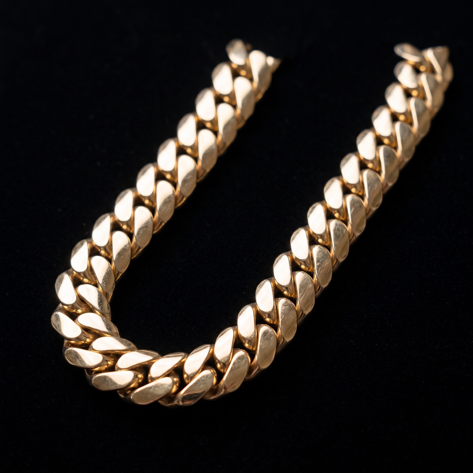 Gold bonded Miami Cuban link chain
